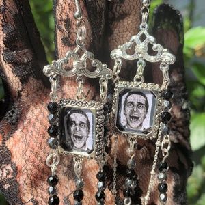 Halloween Earrings *Patrick Bateman*